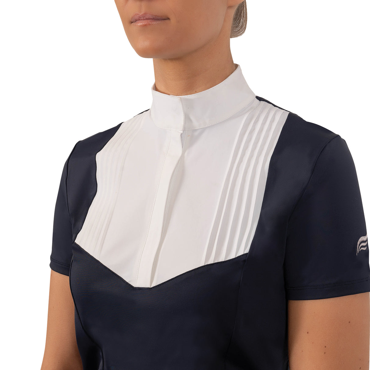 Nikara Emilia Pleat Bib Short Sleeve Show Shirt