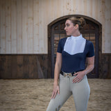 Nikara Emilia Pleat Bib Short Sleeve Show Shirt