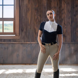 Nikara Emilia Pleat Bib Short Sleeve Show Shirt