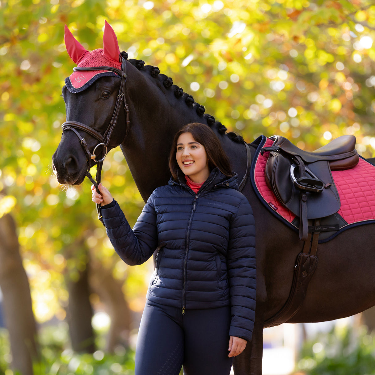 LeMieux Rose Hooded Puffer Jacket