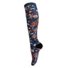 Four White Socks Fall Hunt Knee High Socks