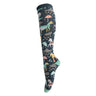 Four White Socks Puddle Ponies Knee High Socks