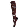 Four White Socks Vintage Blankets Knee High Socks
