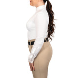 Elation Diamond Perforalux Long Sleeve Show Shirt