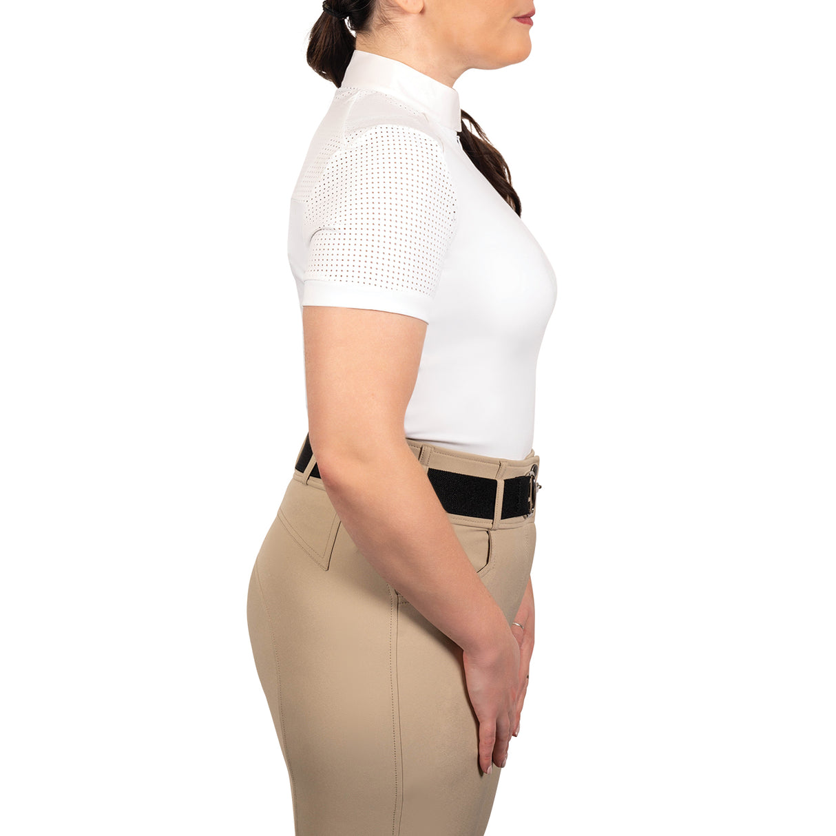 Elation Diamond Perforalux Short Sleeve Show Shirt