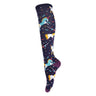 Four White Socks Pony Party Knee High Socks