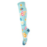 Four White Socks Pool Party Knee High Socks