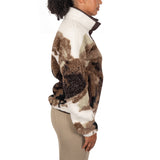 Aerion Printed Sherpa Pullover