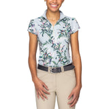 Kastel Denmark Cap Sleeve Print Shirt
