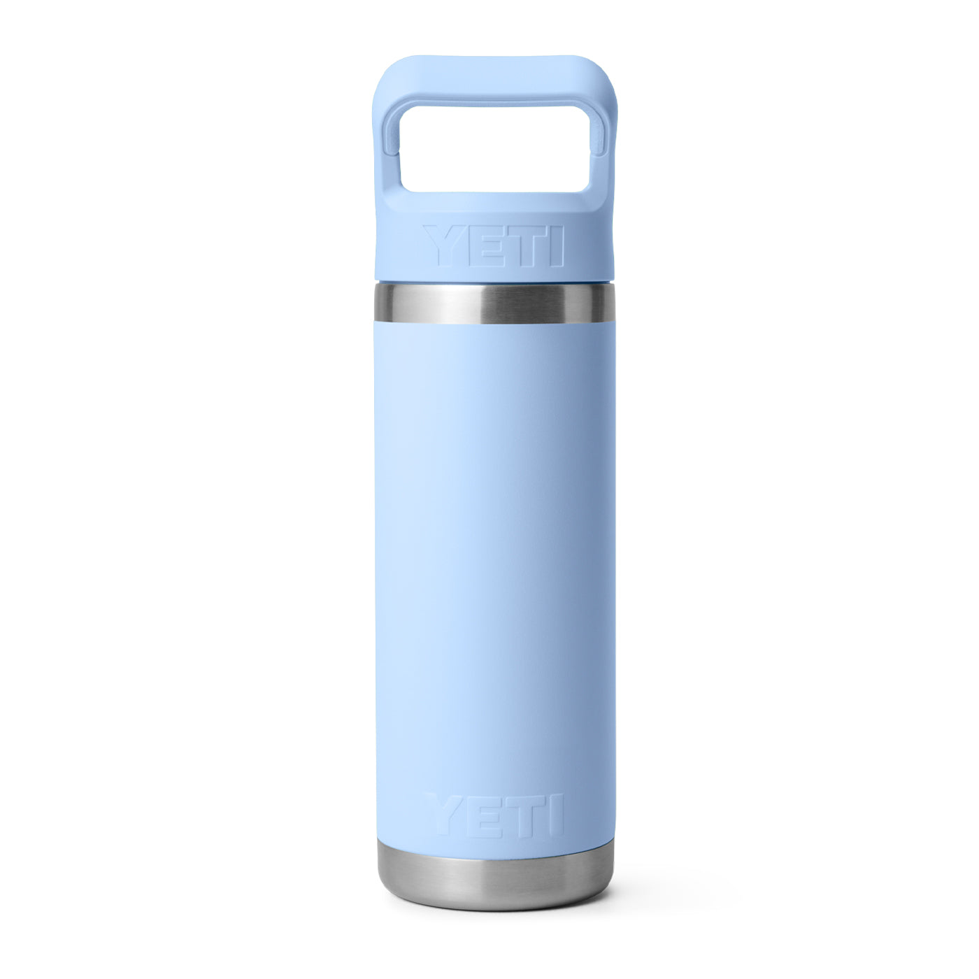 YETI Rambler Water Bottle W/ Color-Matched Straw Cap 18 oz