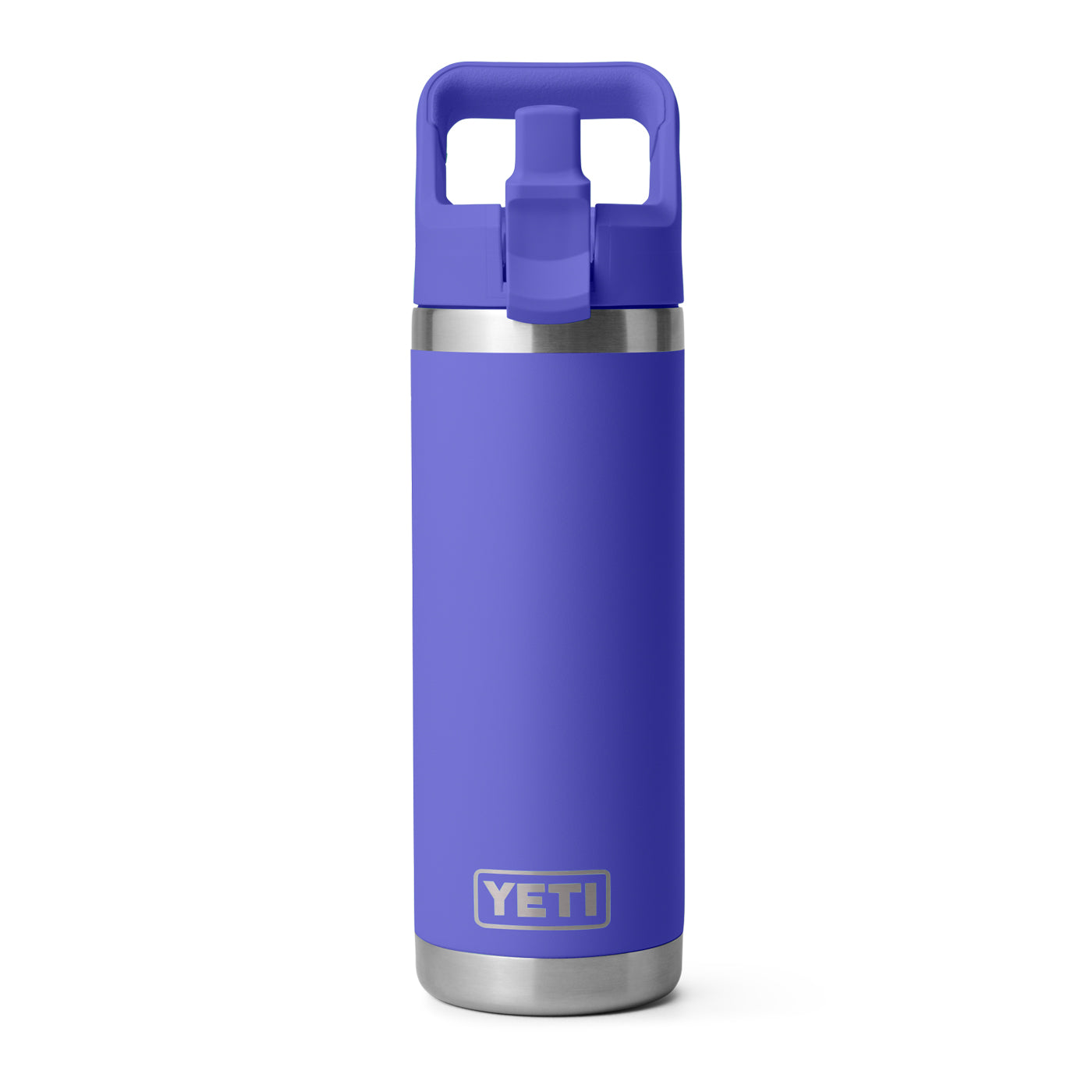 YETI Rambler Water Bottle W/ Color-Matched Straw Cap 18 oz