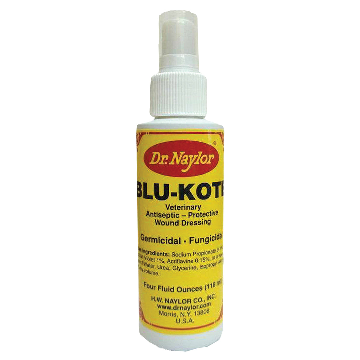 Blu-Kote Veterinary Antiseptic Protective Wound Dressing Pump 4 oz.