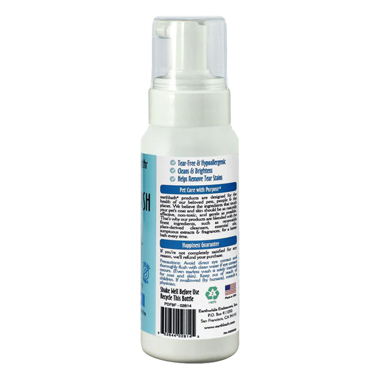 Earthbath Foaming Facial Wash 8 oz.