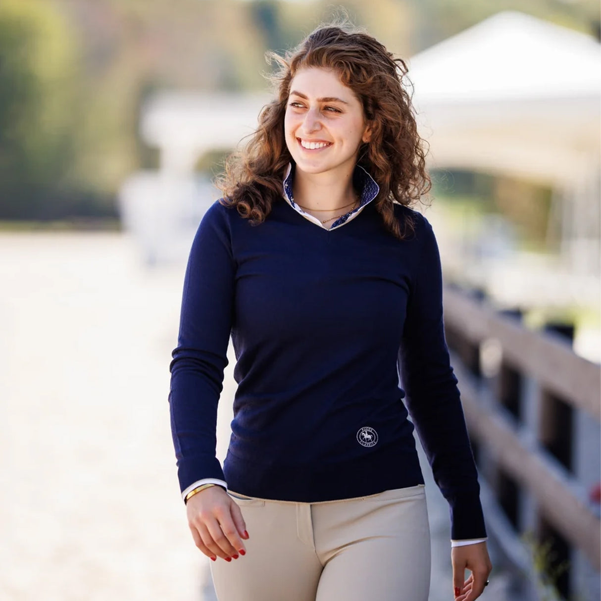 Essex Classics Trey V-Neck Sweater