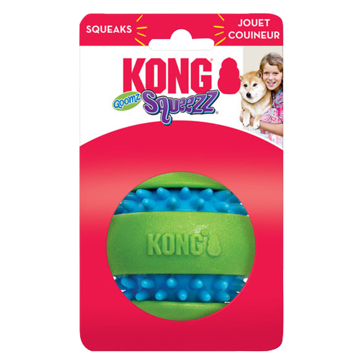 Squeezz Kong Squeezz Goomz Ball Dog Toy – Greenhawk USA