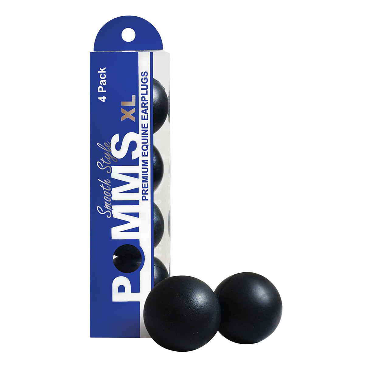 Pomms Smooth Style Premium Equine Earplugs - Pack of 4