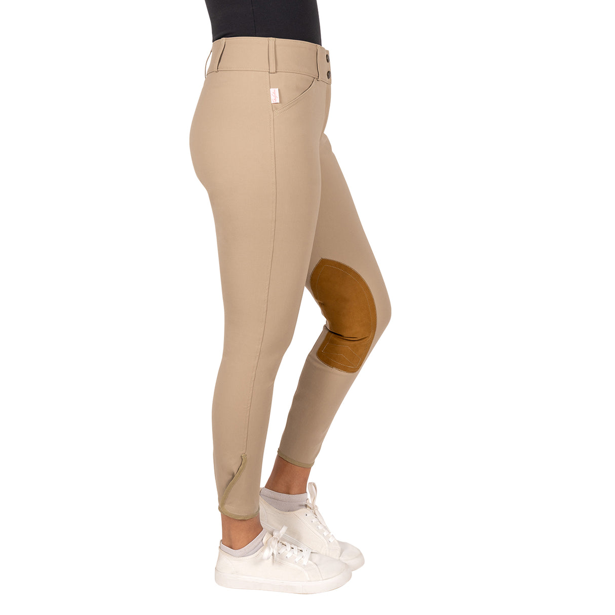 Tailored Sportsman Vintage Knee Patch Mid-Rise Breech W/ Velcro Bottom