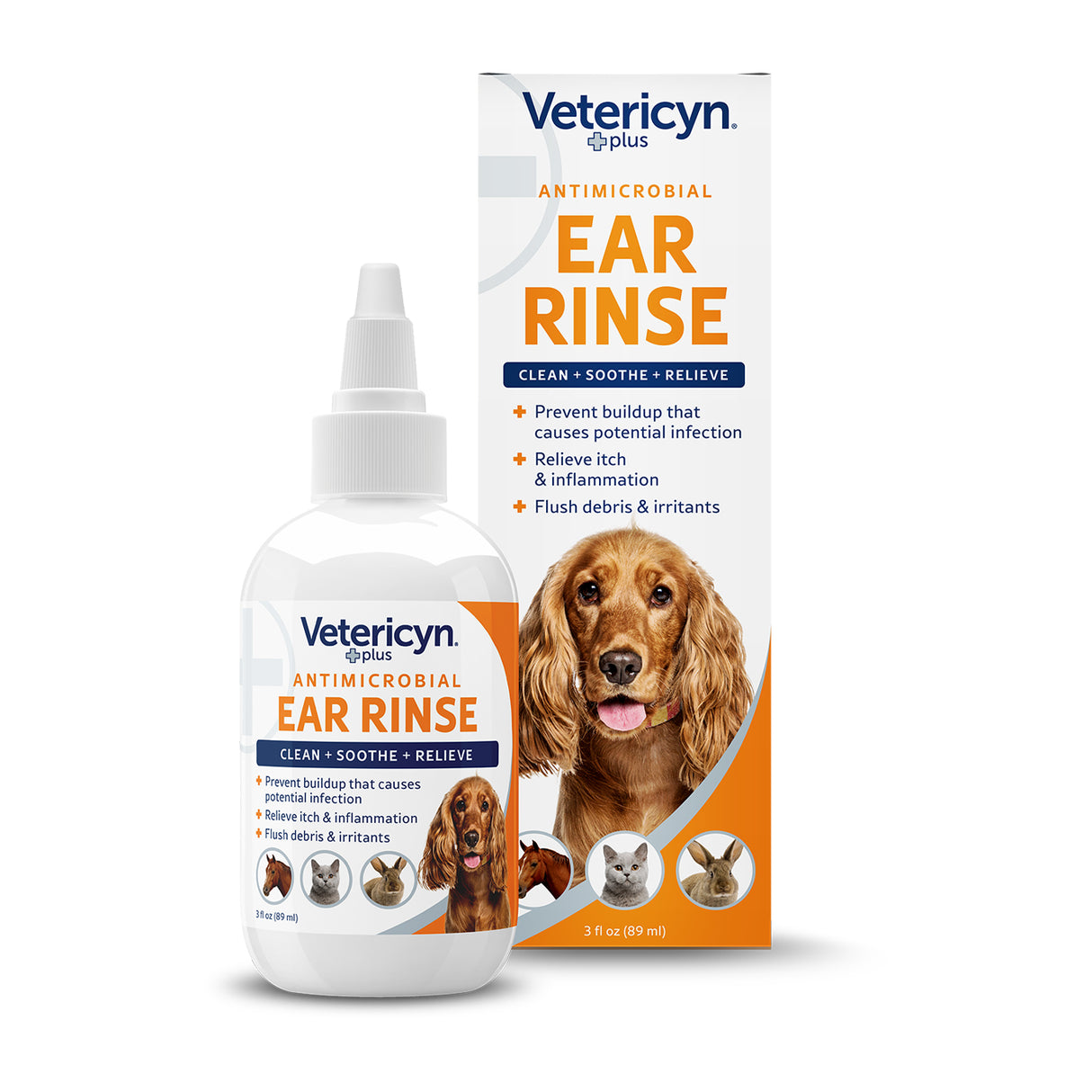 Vetericyn Plus Antimicrobial Ear Rinse 3 oz.