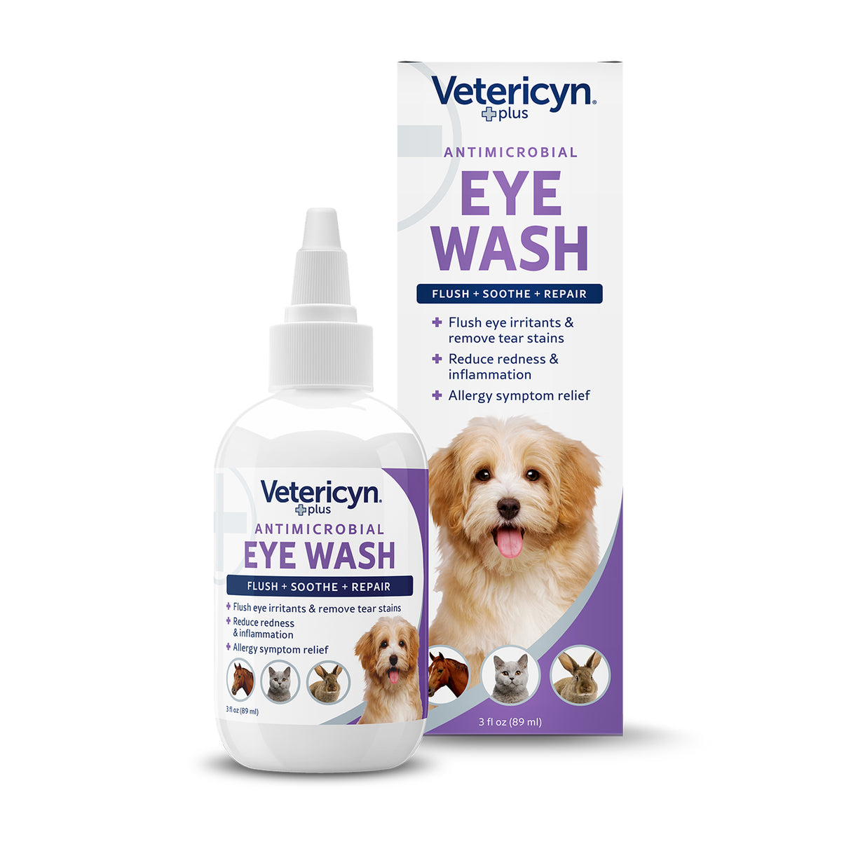 Vetericyn Plus Antimicrobial Eye Wash 3 oz.