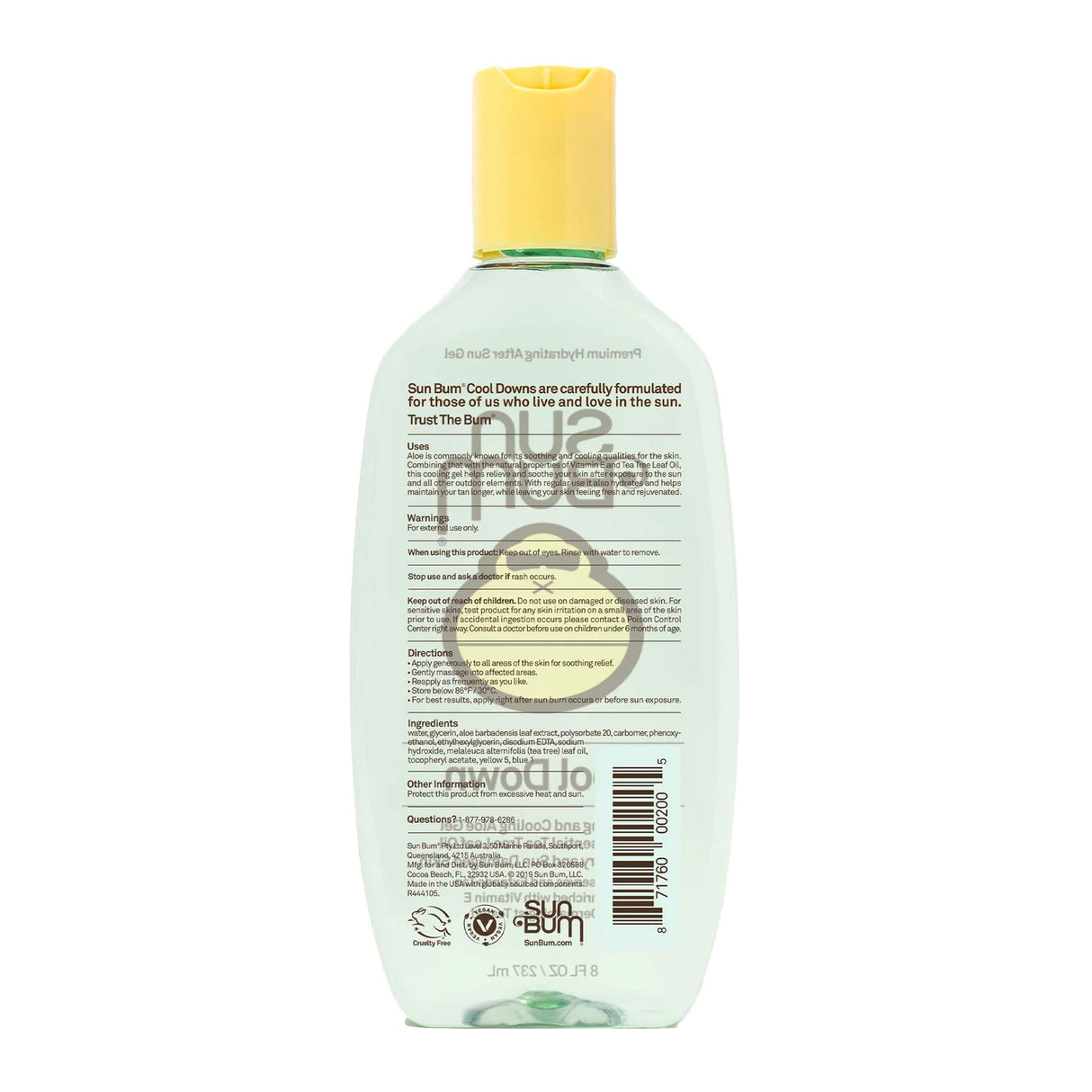 Sun Bum Cool Down Gel 8 oz.