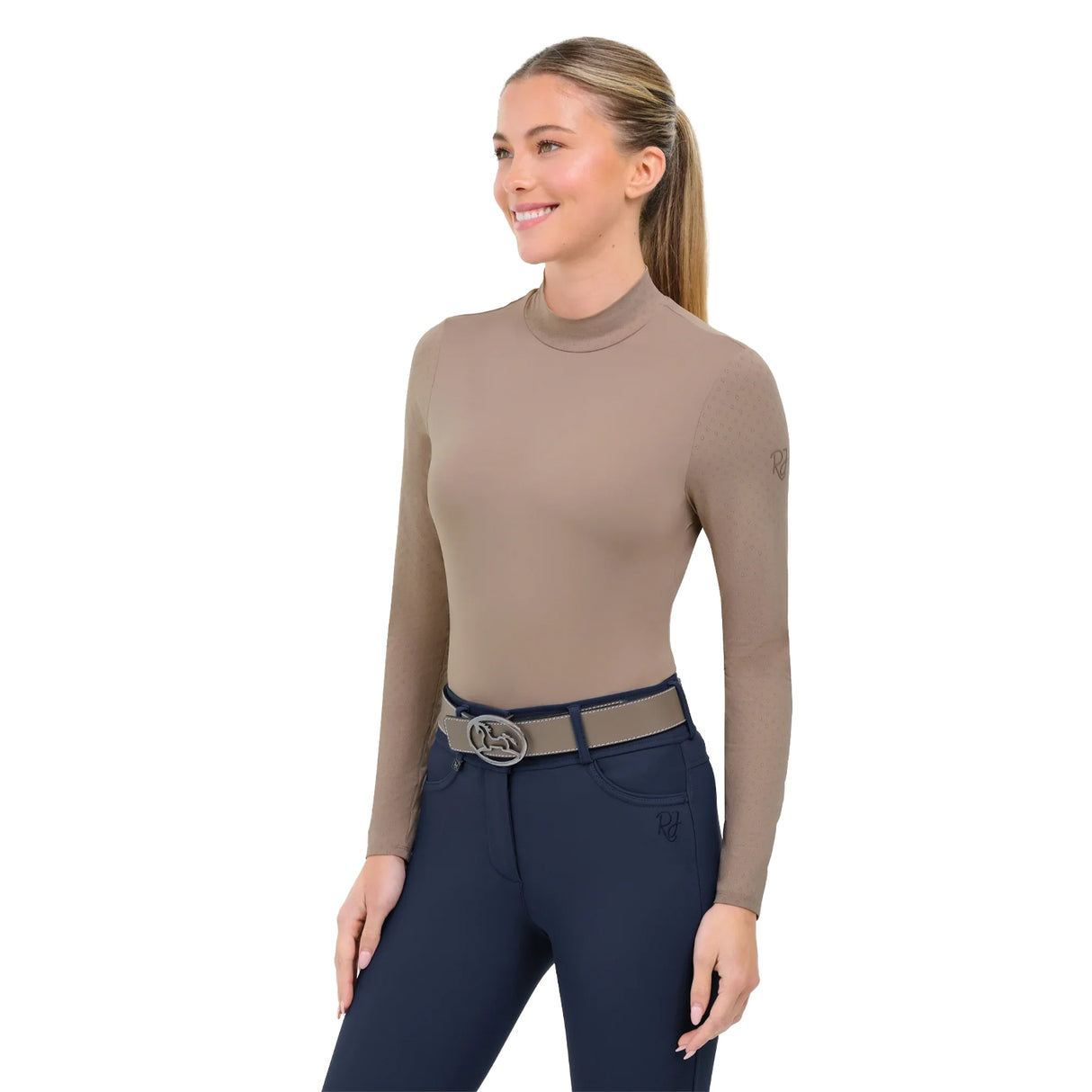 RJ Classics Jemma Long Sleeve Mock Neck Top