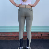 Tailored Sportsman Lightweight Technical Mid-Rise Silicone Knee Patch Breech