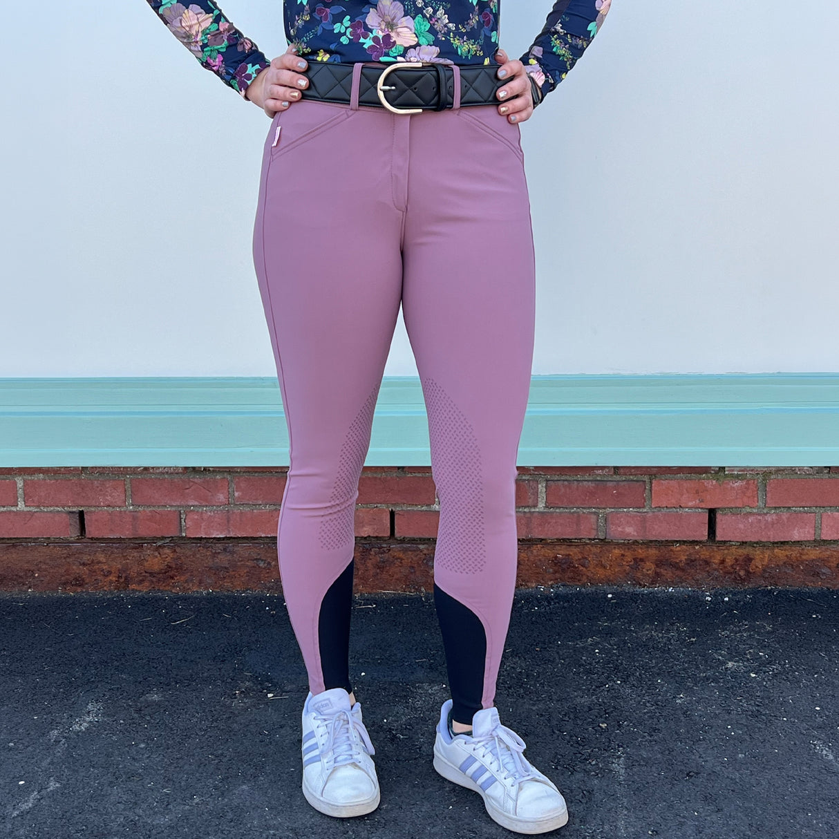 Tailored Sportsman Lightweight Technical Mid-Rise Silicone Knee Patch Breech