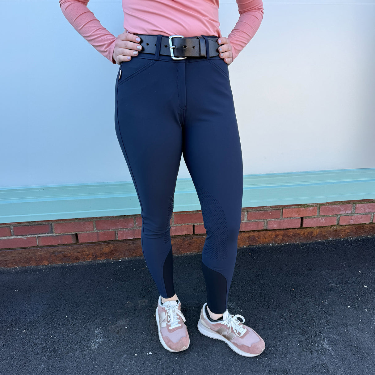 Tailored Sportsman Lightweight Technical Mid-Rise Silicone Knee Patch Breech