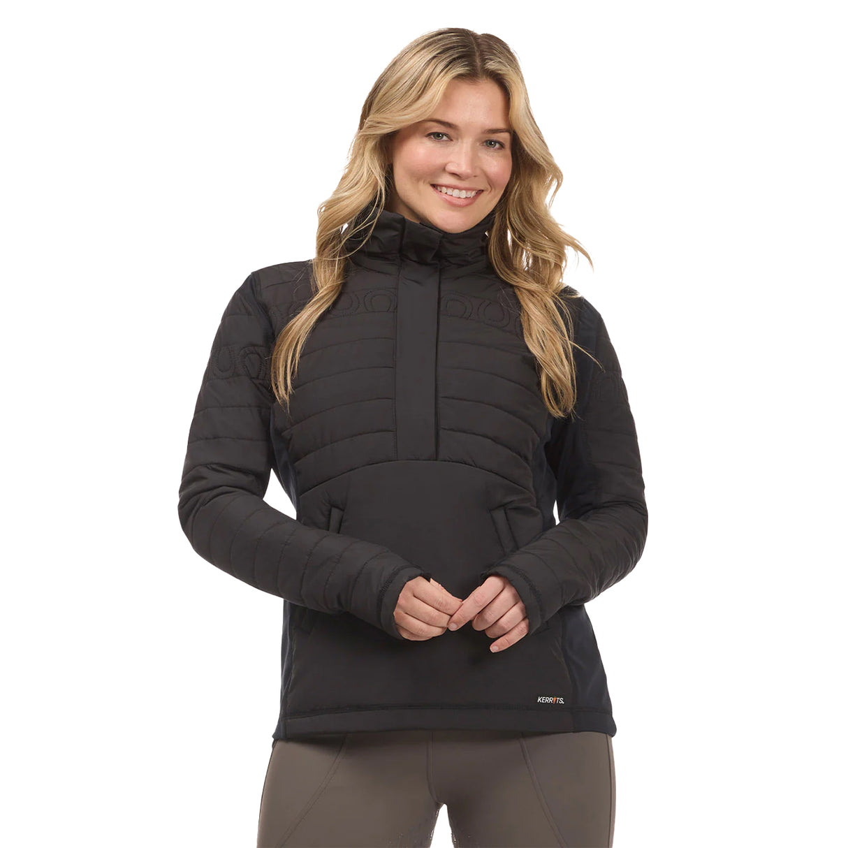 Kerrits Hoofprint Quilted Pullover Jacket