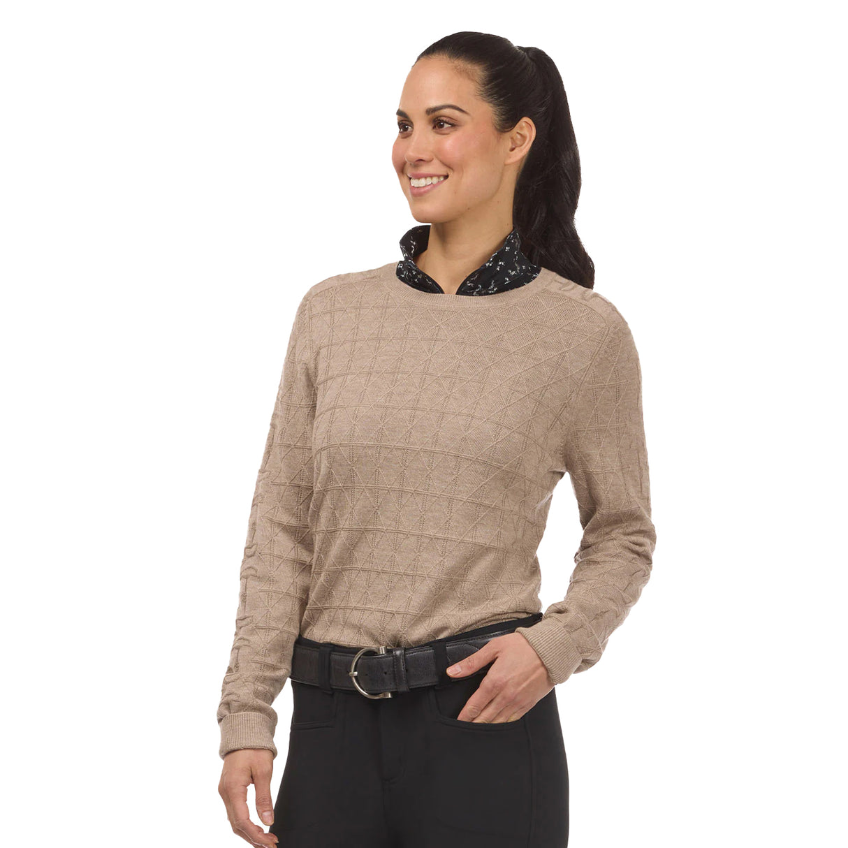 Kerrits Bit of Diamond Crew Neck Sweater