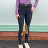 Tailored Sportsman Lightweight Technical Mid-Rise Suede Knee Patch Breech