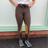 Tailored Sportsman Lightweight Technical Mid-Rise Suede Knee Patch Breech