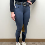 Tailored Sportsman Lightweight Technical Mid-Rise Suede Knee Patch Breech