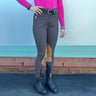Tailored Sportsman Lightweight Technical Mid-Rise Suede Knee Patch Breech