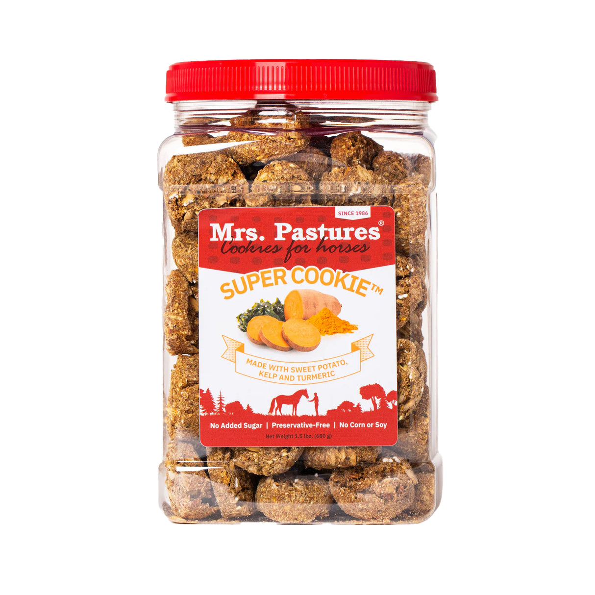 Mrs. Pastures Super Cookie Horse Treats 1.5 lb.