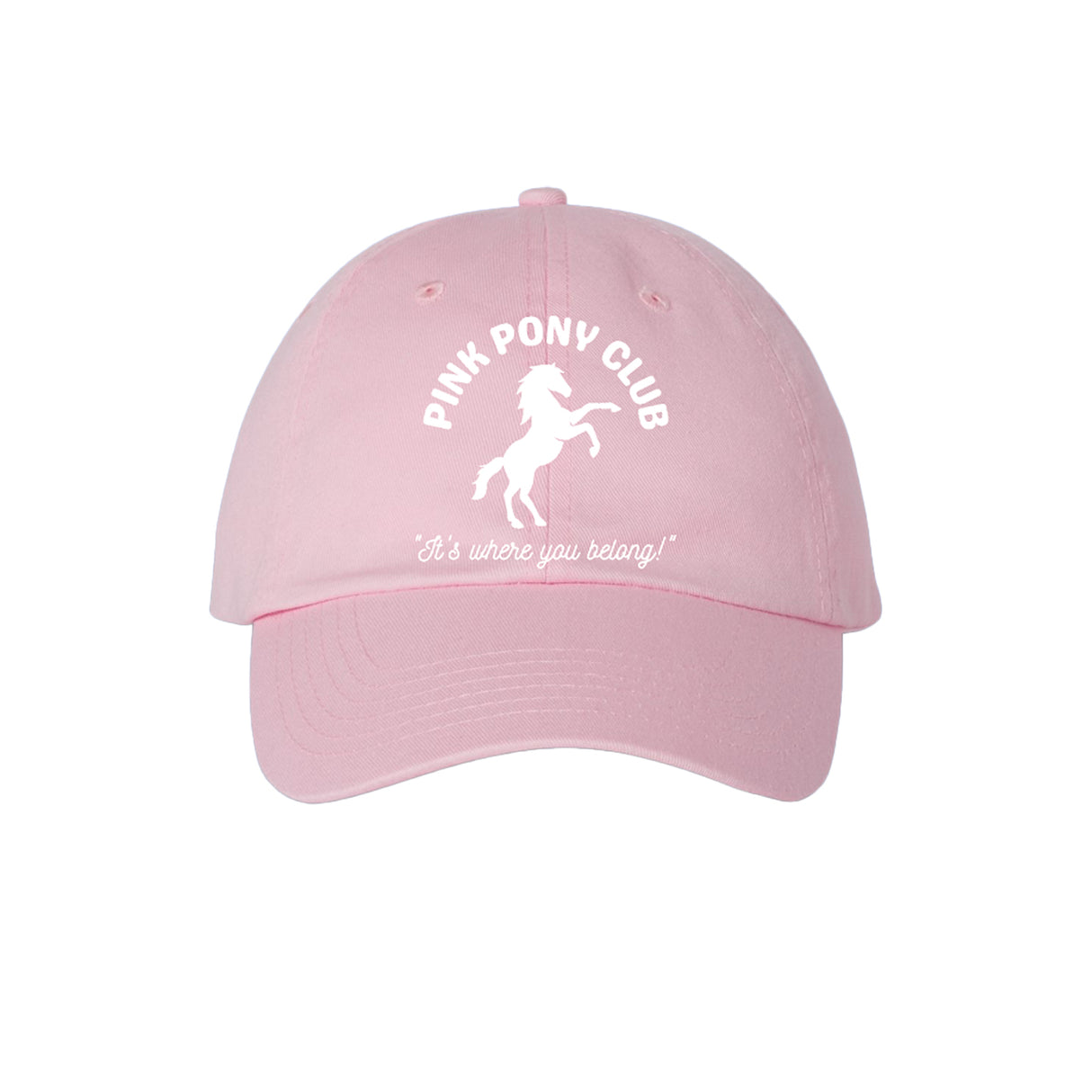 Equine & Design Pink Pony Club Hat
