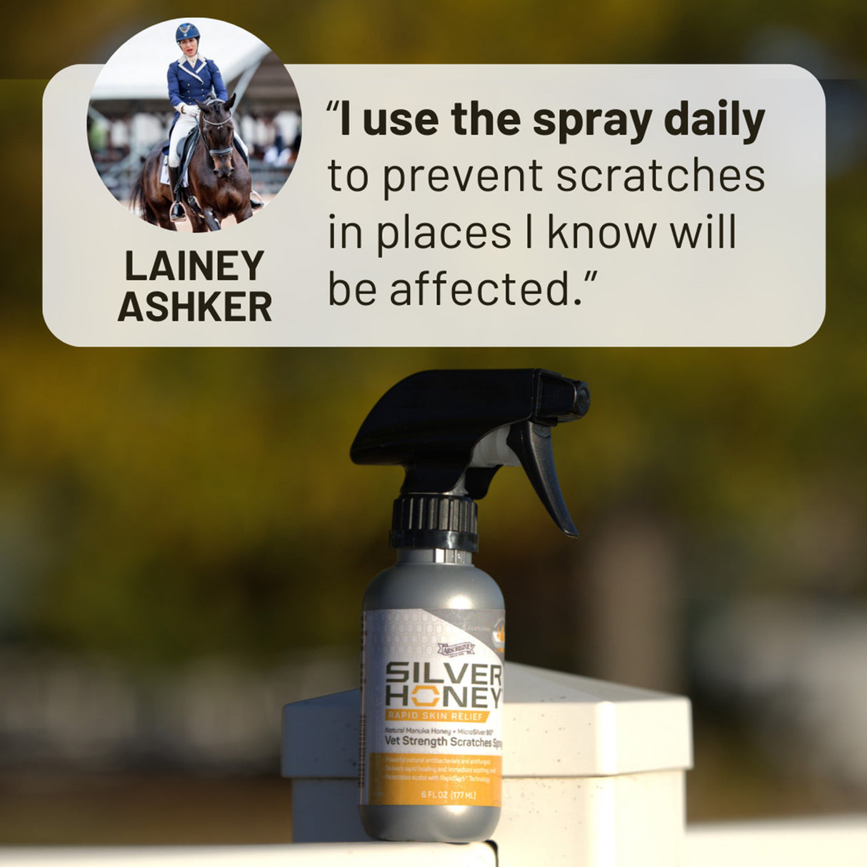 Absorbine Silver Honey Scratches Spray 6 oz.