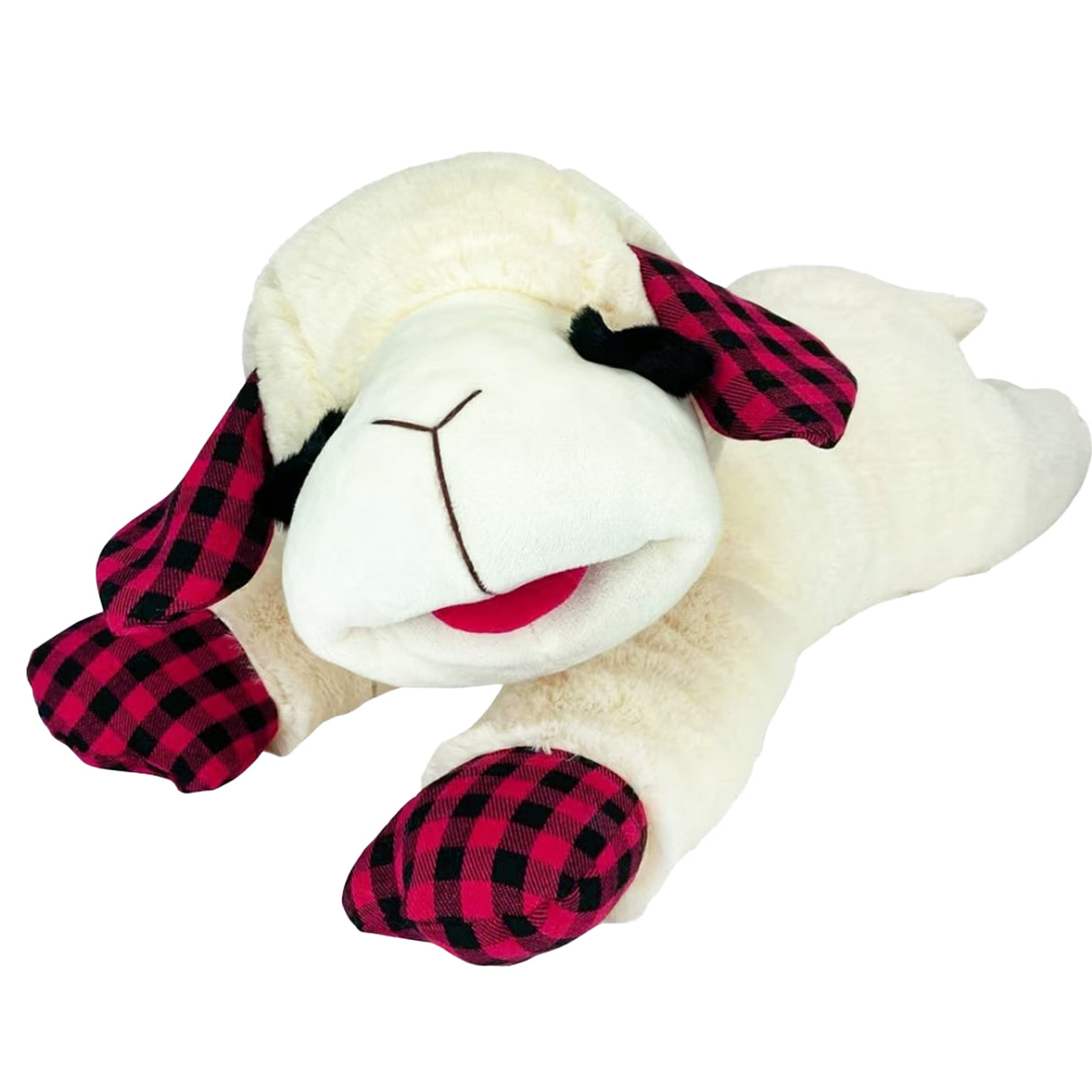 Multipet Holiday Jumbo Lamb Chop Dog Toy 24 in.