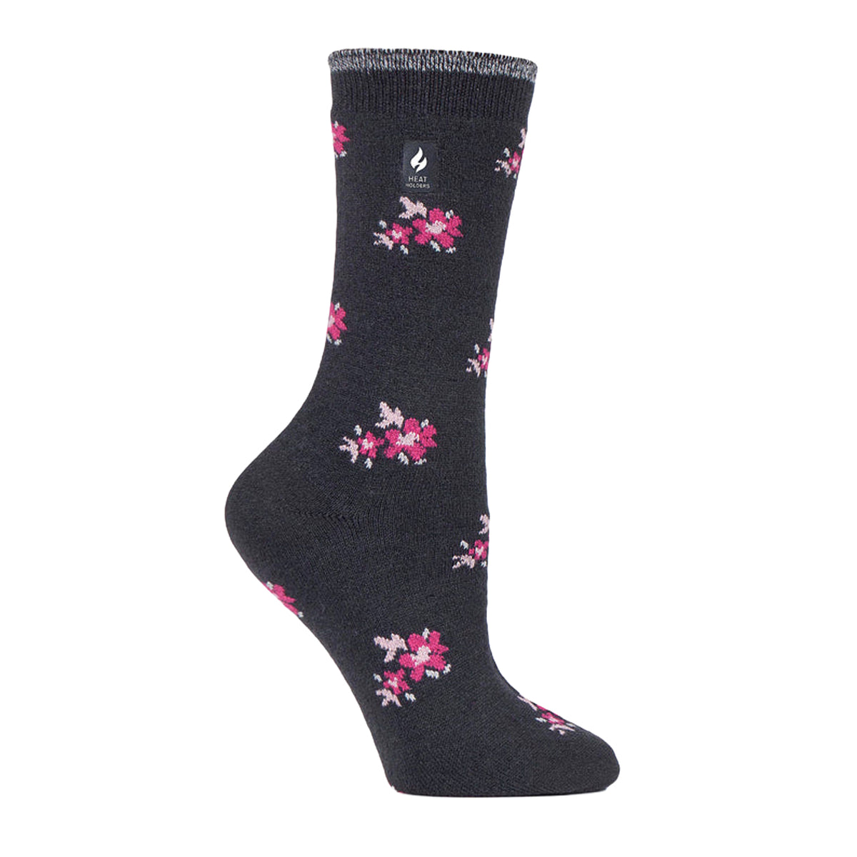 Heat Holders Ultra Lite Bellis Floral Crew Sock