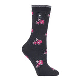 Heat Holders Ultra Lite Bellis Floral Crew Sock