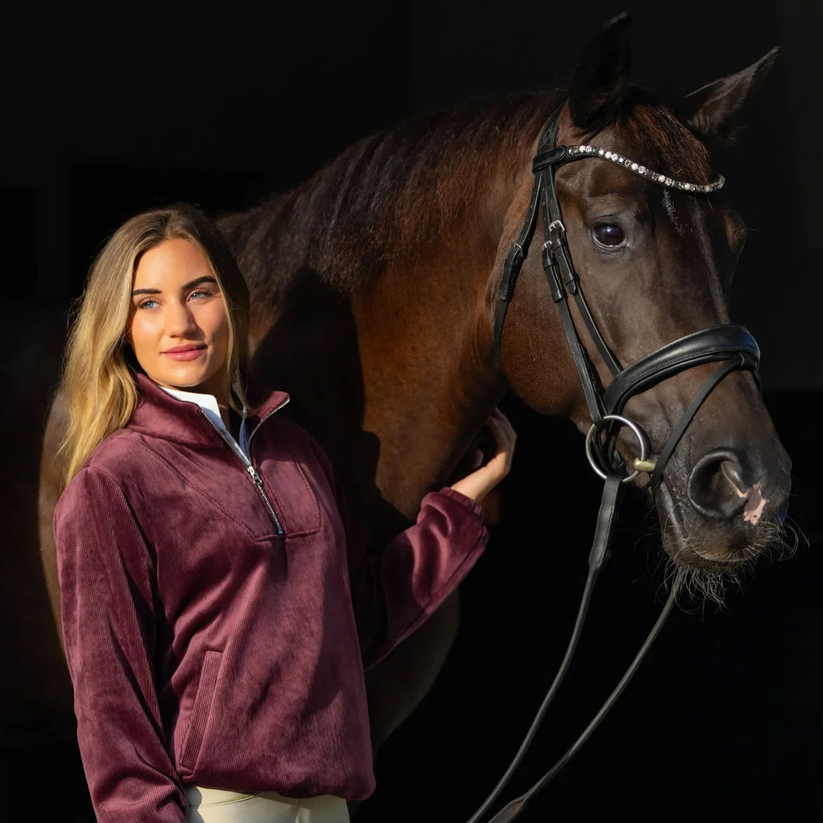 RJ Classics Mia Quarter Zip Top