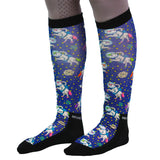 Dreamers & Schemers Unicorns In Space Boot Socks