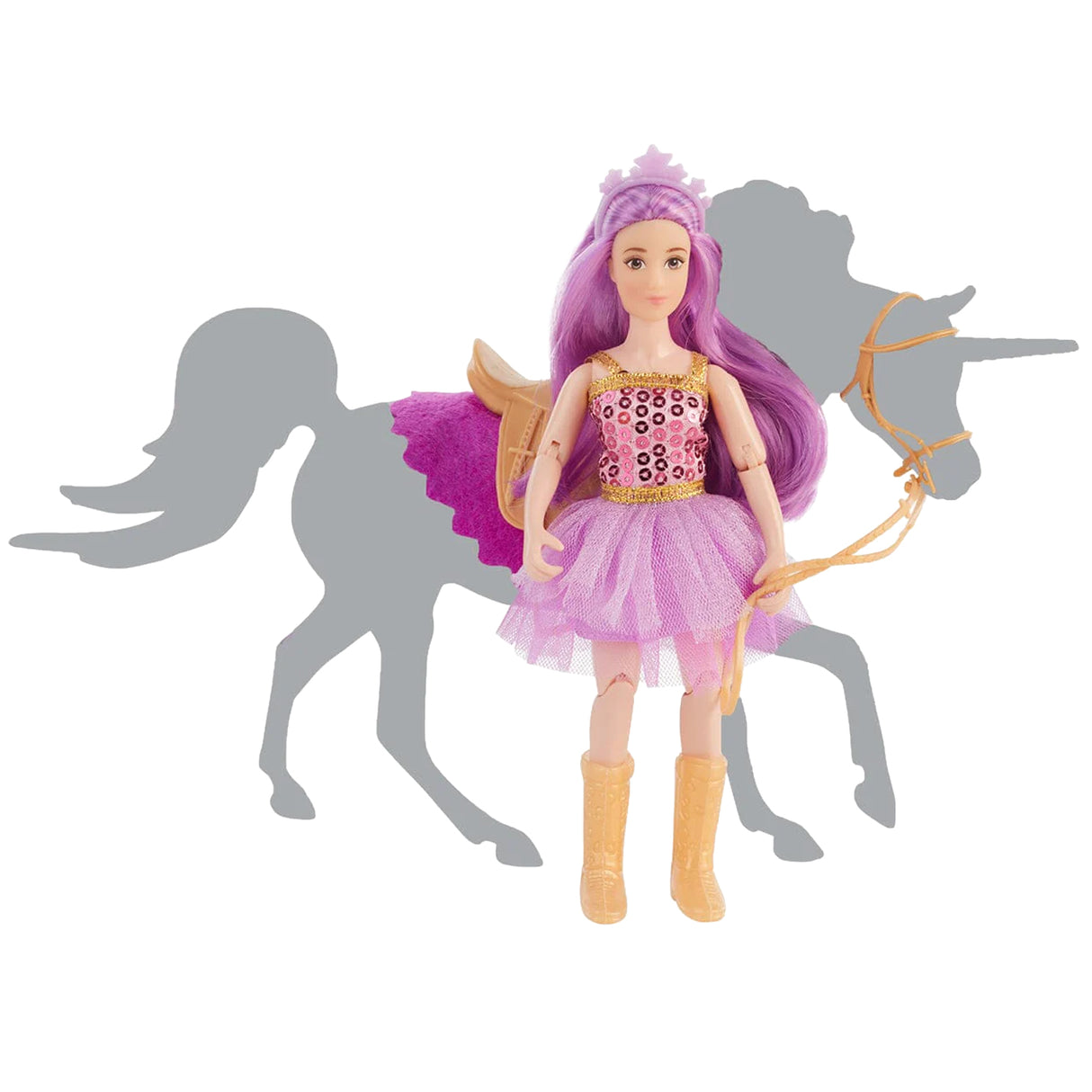 Breyer Freedom Series Lyra Unicorn Rider W/ Tack