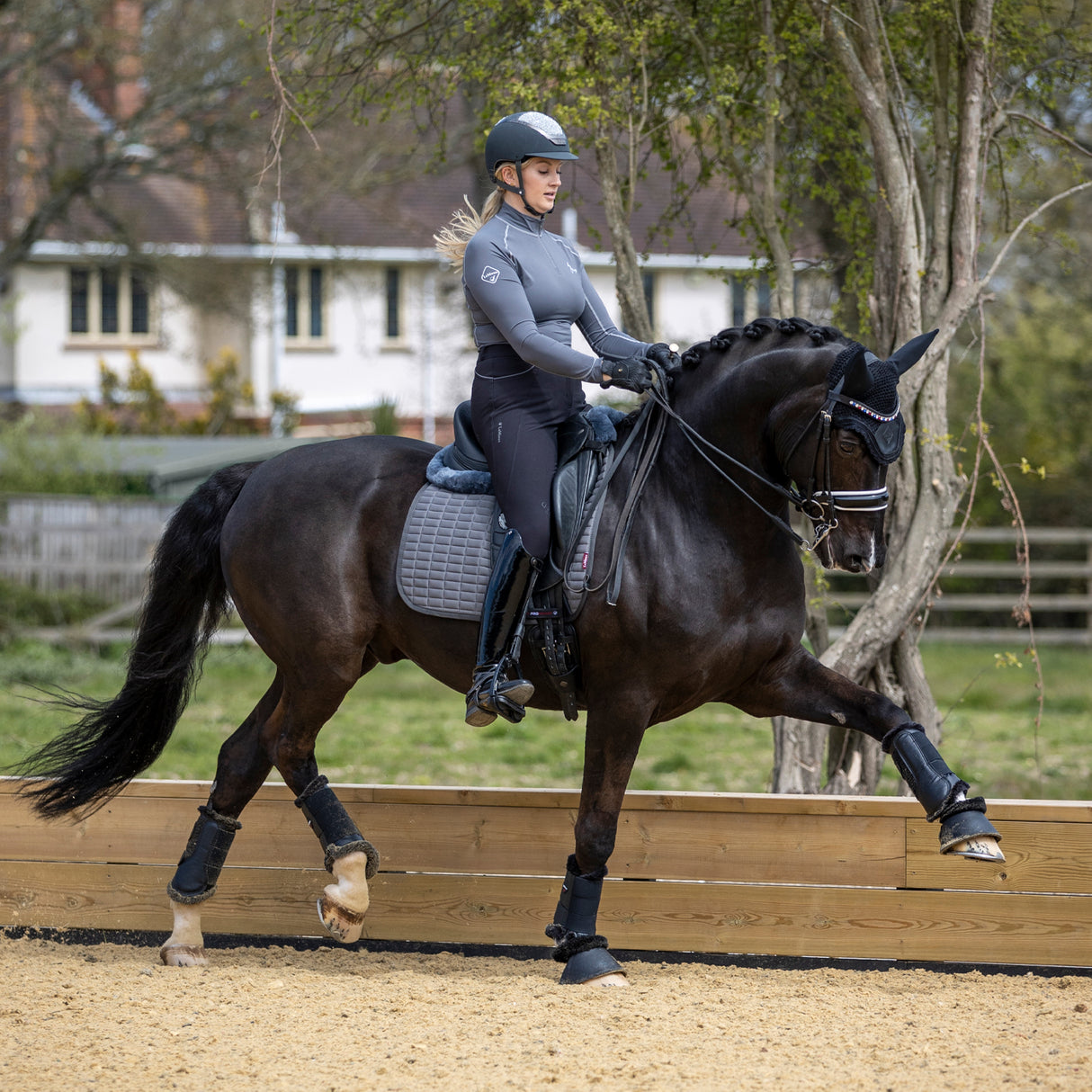LeMieux Self-Cool Dressage Saddle Pad