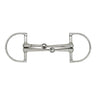 Jake Adams Dee Ring Double Mouthpiece Snaffle Bit