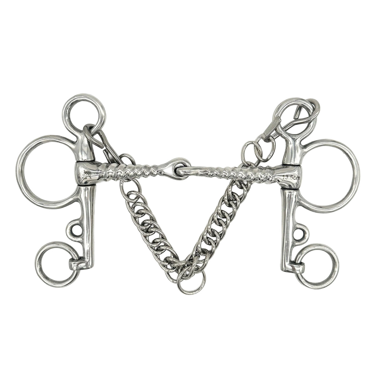 Jake Adams Pelham Corkscrew Snaffle Bit