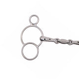 Jake Adams 2-Ring Elevator Double Jointed Whistle Bit W/ Lozenge