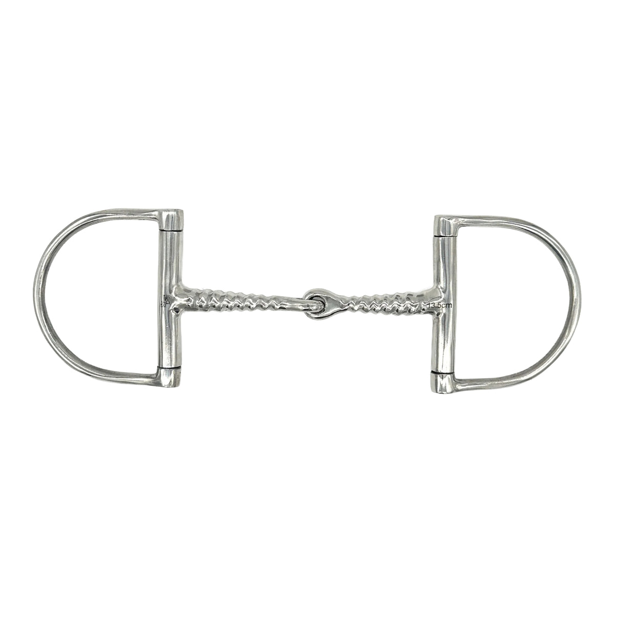 Jake Adams Dee Ring Corkscrew Snaffle Bit