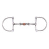 Jake Adams Dee Ring Double Jointed Bit W/ Triple Copper Roller