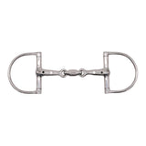Jake Adams Dee Ring Double Jointed Whistle Bit W/ Lozenge